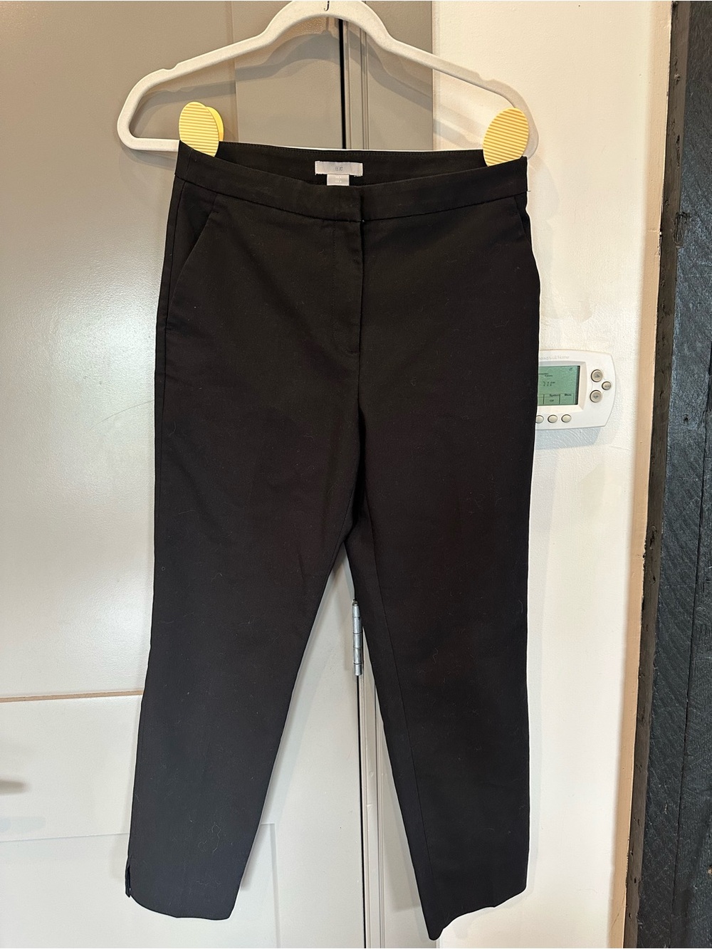 H&M Black High-Rise Tailored Pants